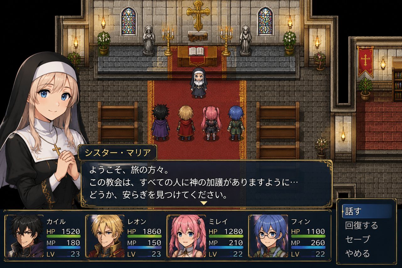 邪恶勇者一行 日式RPG 玩法截图 5